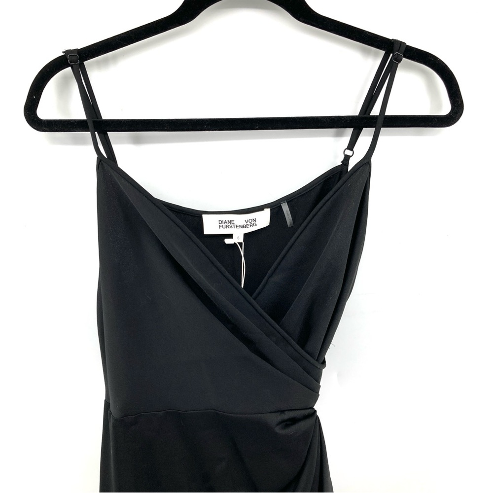 Diane Von Furstenberg Avila Black Wrap Dress - Picture 4 of 16